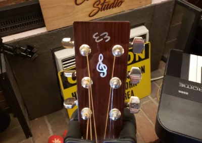 W.R. Custom Acoustic Guitar built by Studio Owner Eric.