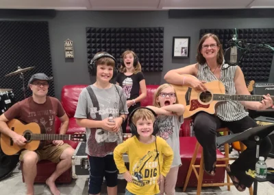core-zero-recording-studio family affair original worship song recording session.